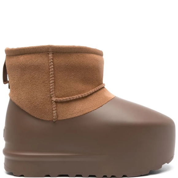 UGG Women's Classic Mini Pumped Molded Chestnut Slip On Boots 1158370 - Picture 1 of 7